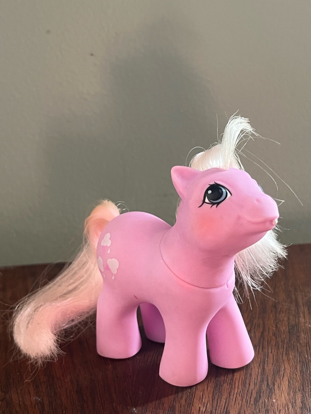 VTG 1987 G1 Baby Lickety-Split Babies First Tooth Pink Hair